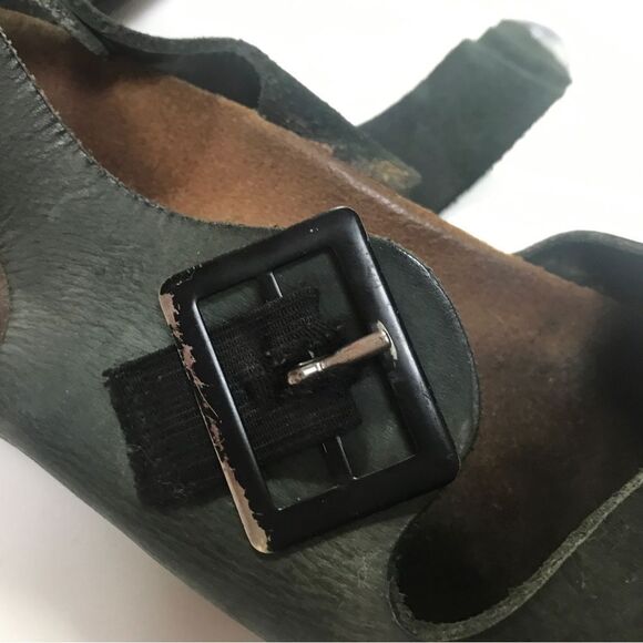 1990's Vintage Birkenstock Milano Sandals – Black Leather, Made in Germany (37) - Picture 11 of 15